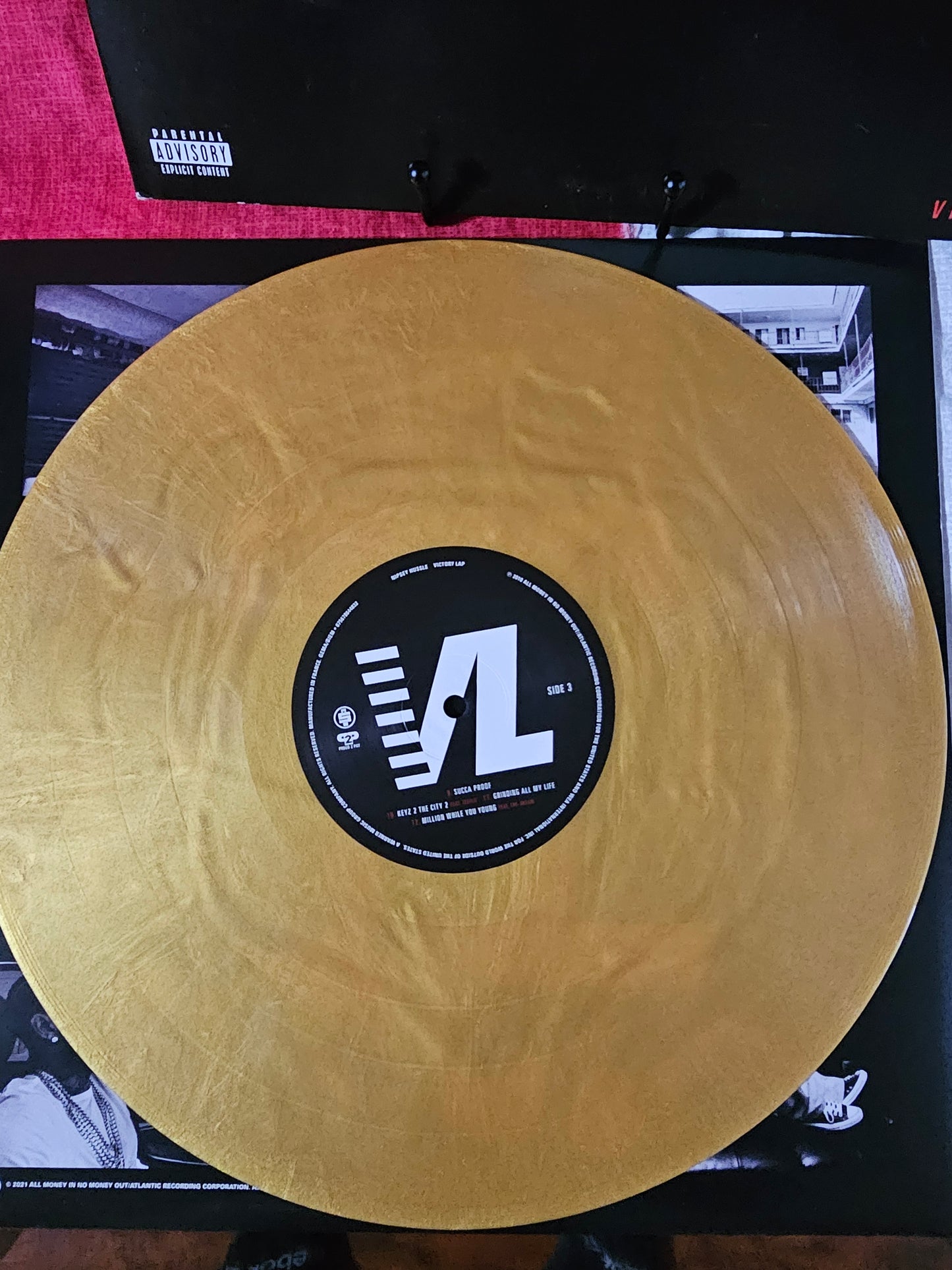 Victory Lap by Nipsey hussle (Vinyl, Atlantic) Near Mint NM/NM Yellow 12" LP
