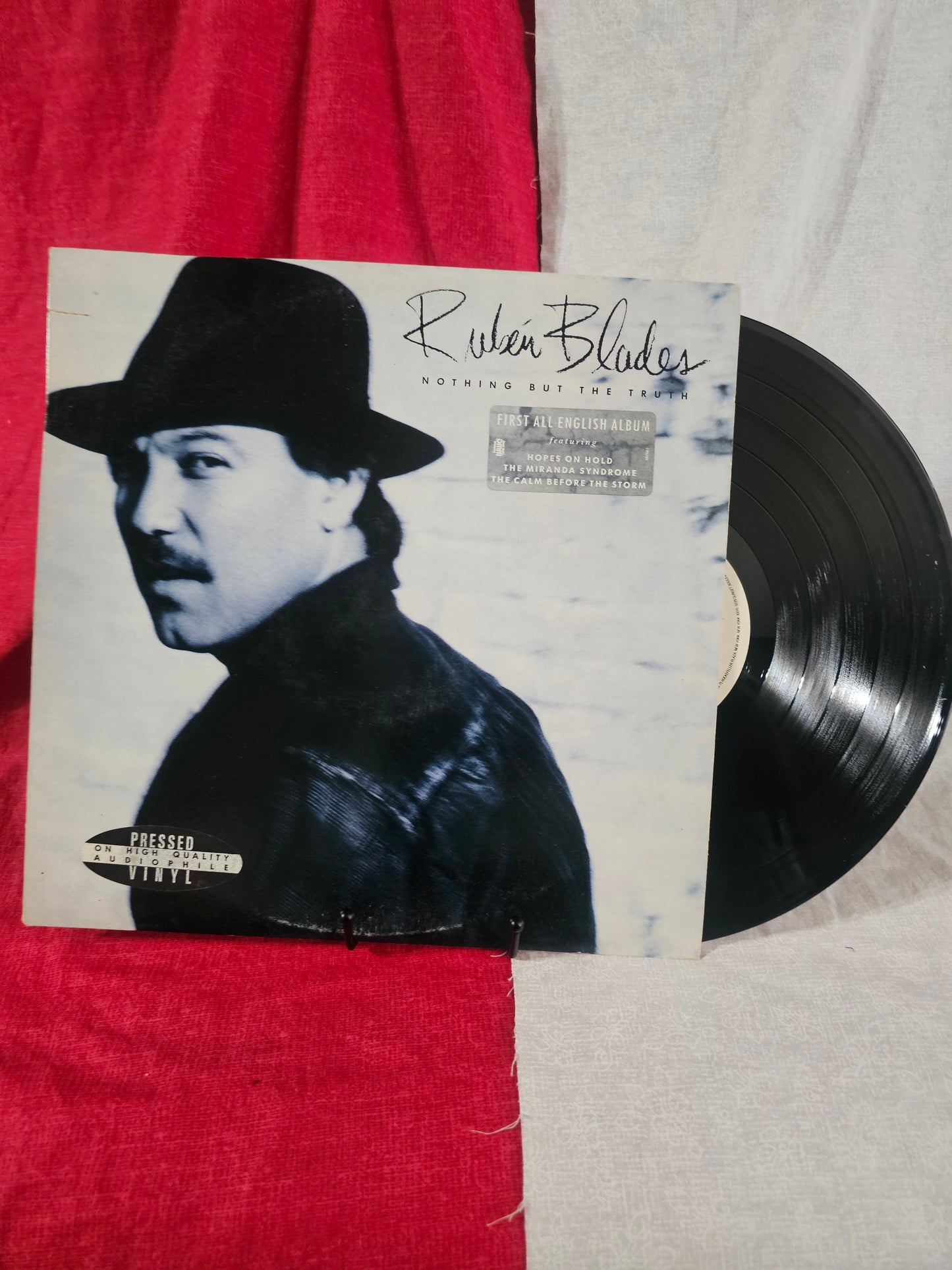 RUBEN BLADES: nothing but the truth ELEKTRA 12" LP 33 RPM VG/VG 60754-1 Vinyl