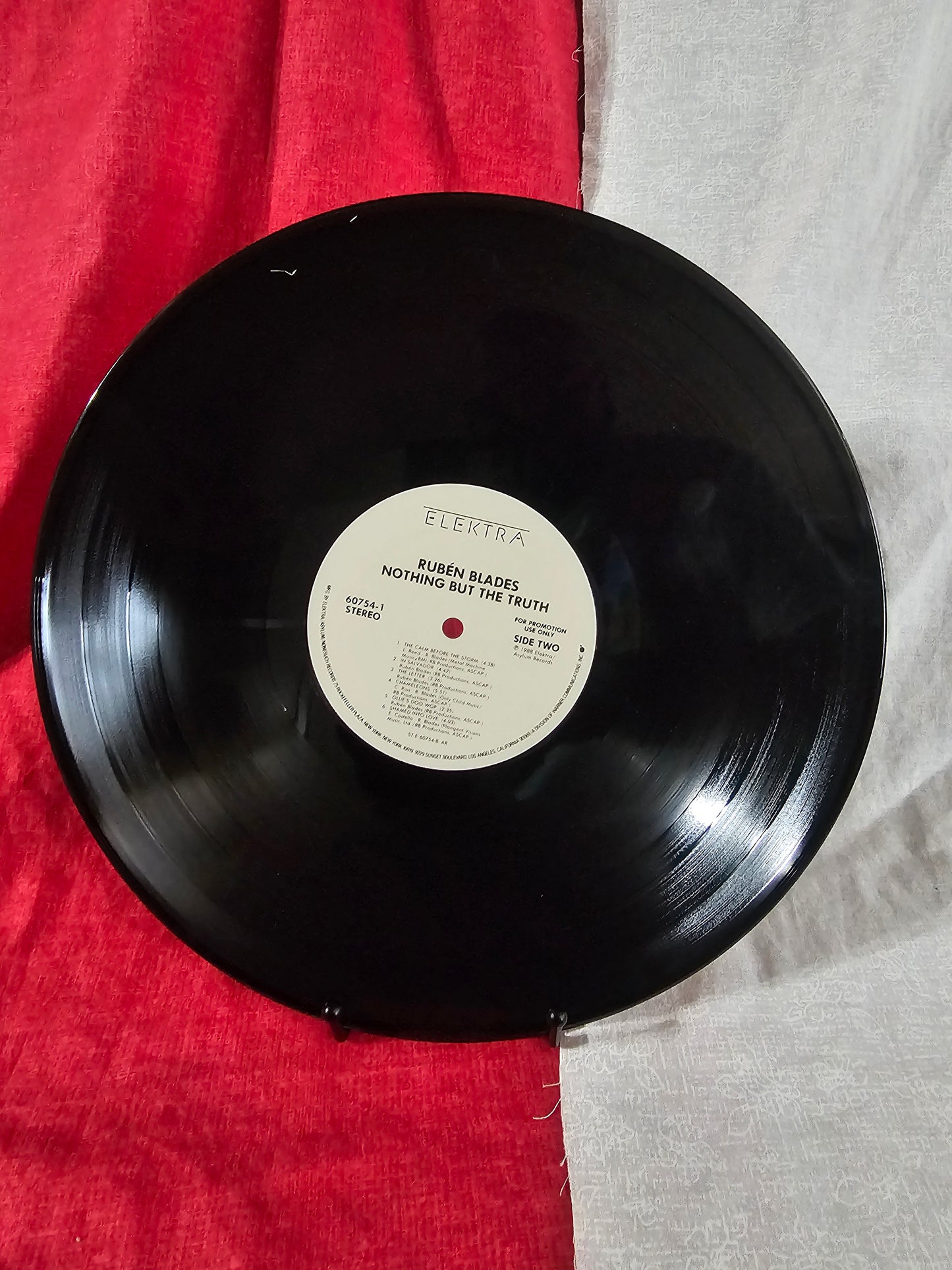 RUBEN BLADES: nothing but the truth ELEKTRA 12" LP 33 RPM VG/VG 60754-1 Vinyl