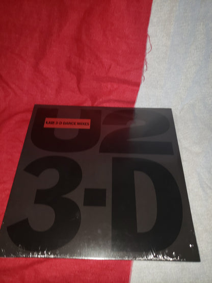 U2 3-D Dance Mixes God Desire C/W Love Comes To Town 12 Vinyl Fan Club Exclusive