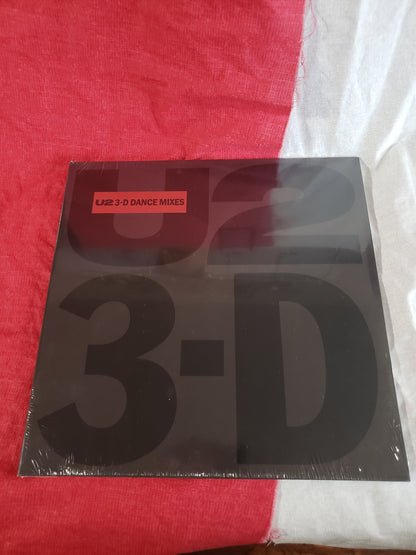 U2 3-D Dance Mixes God Desire C/W Love Comes To Town 12 Vinyl Fan Club Exclusive