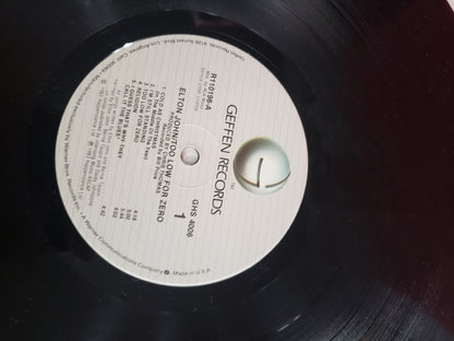 Elton John ‎– Too Low For Zero Vinyl, LP 1983 Geffen Records ‎– GHS 4006