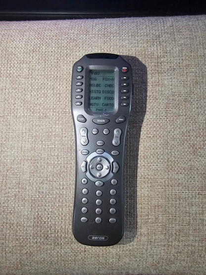 Aeros MX-850 Complete Control Universal Remote Control. Factory Reset. Very good