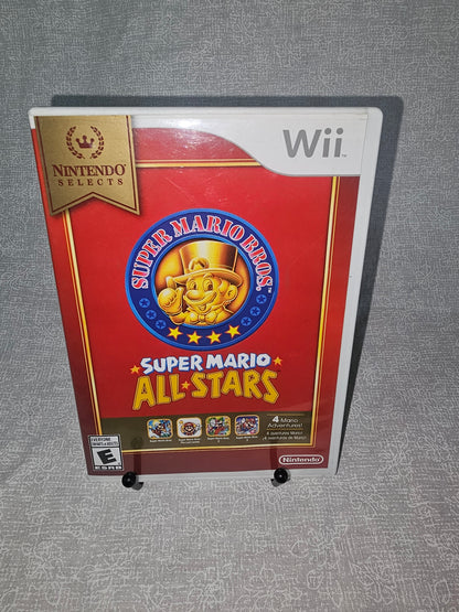 SUPER MARIO All-STARS Nintendo Selects Wii Game in Case Tested Complete CIB NM