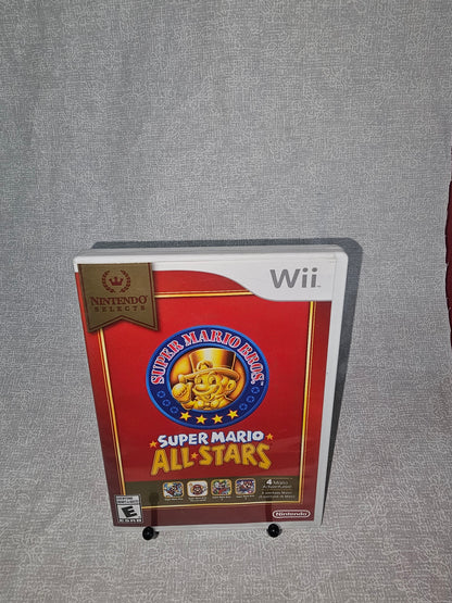 SUPER MARIO All-STARS Nintendo Selects Wii Game in Case Tested Complete CIB NM
