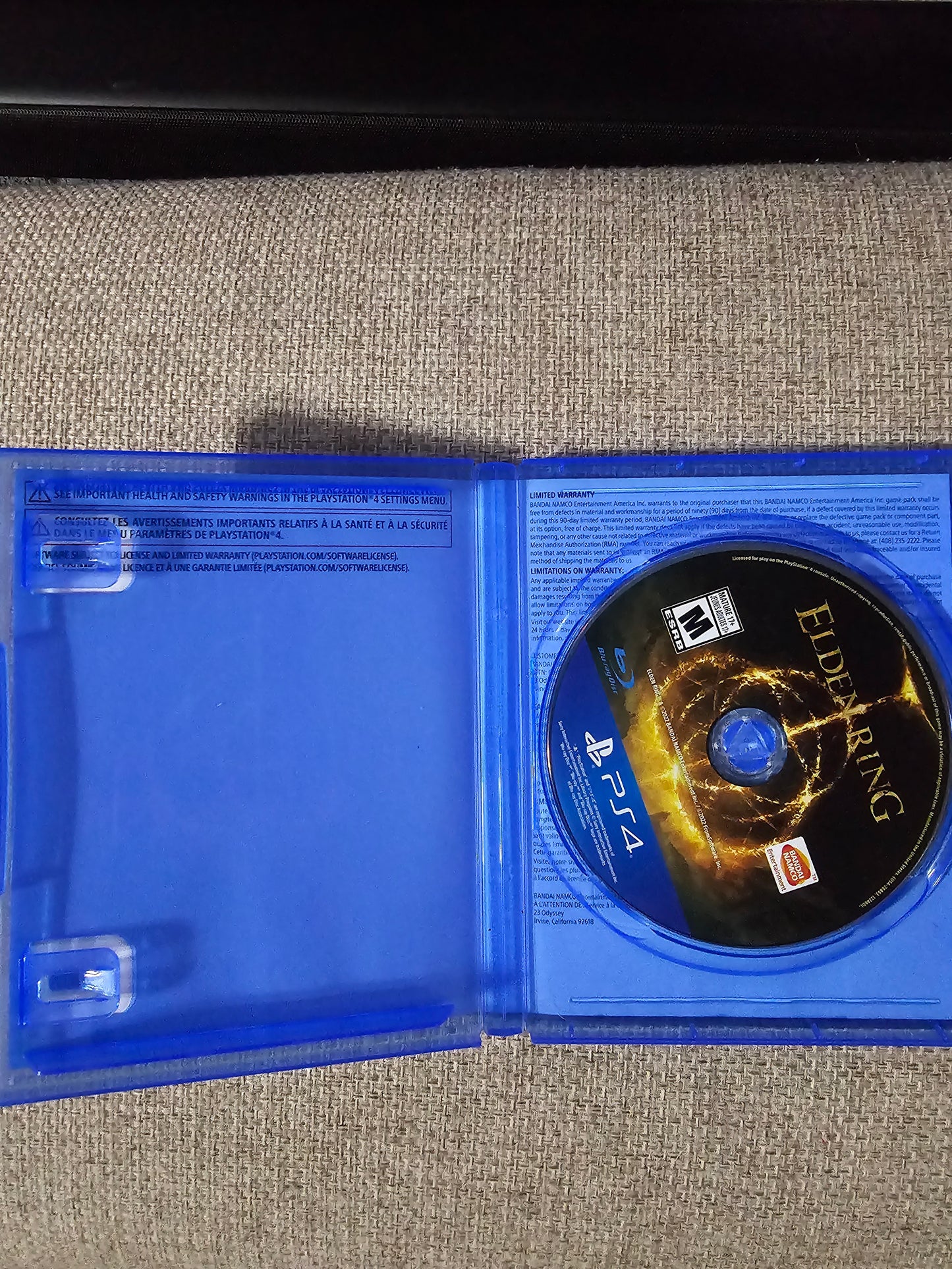 Elden Ring PS4 PlayStation 4 AD Complete CIB Tested Authentic 12246IN 2022