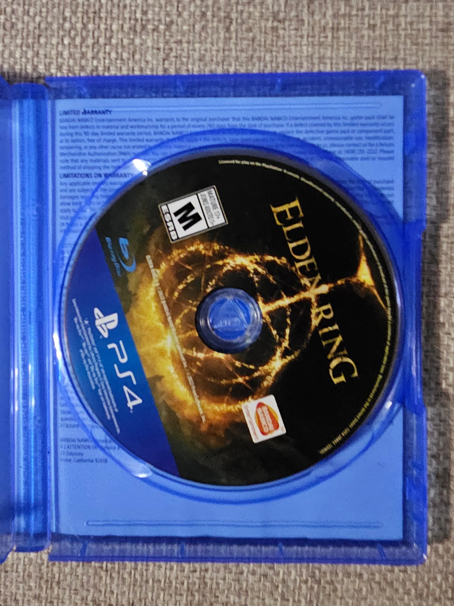 Elden Ring PS4 PlayStation 4 AD Complete CIB Tested Authentic 12246IN 2022