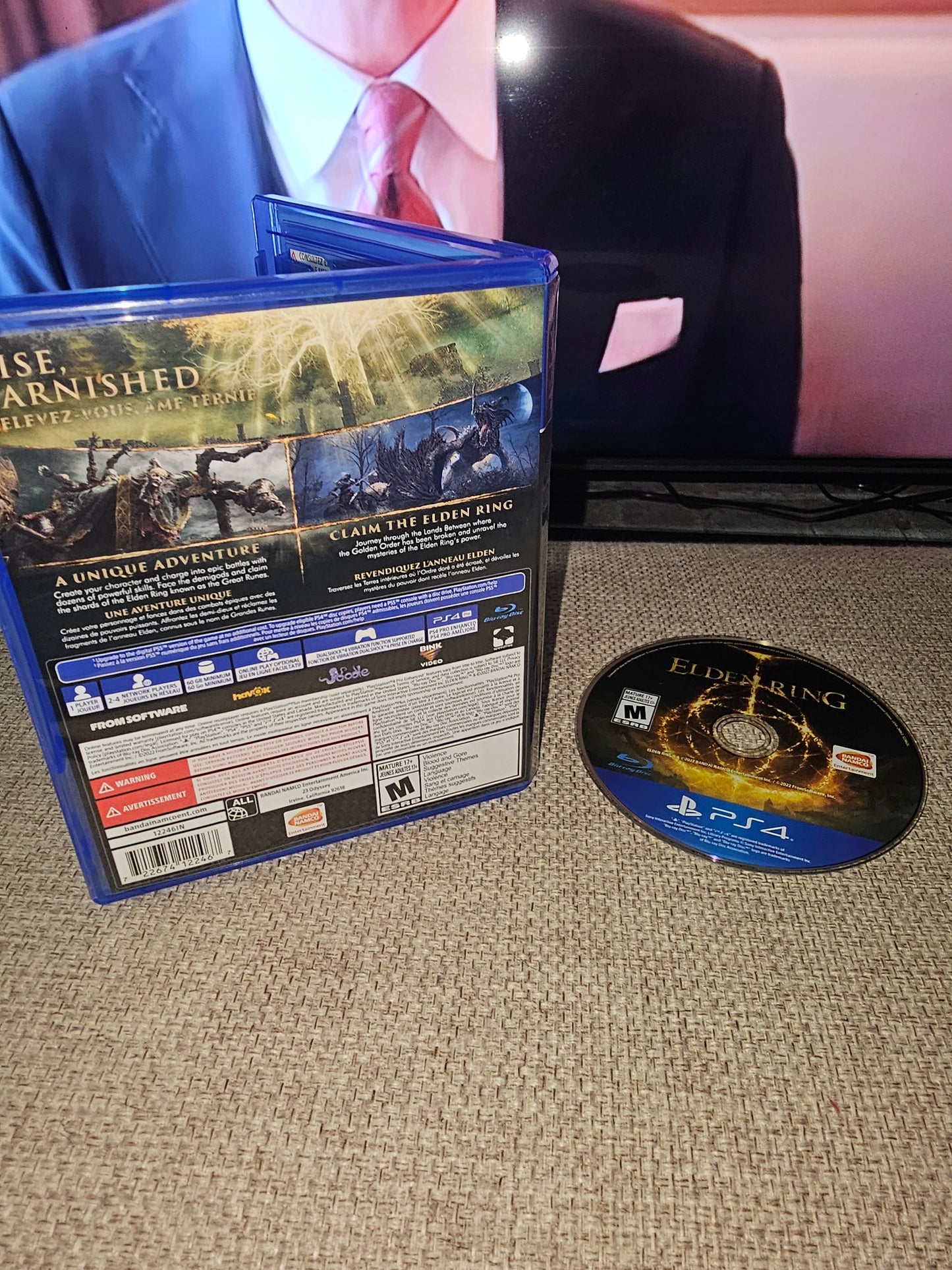 Elden Ring PS4 PlayStation 4 AD Complete CIB Tested Authentic 12246IN 2022