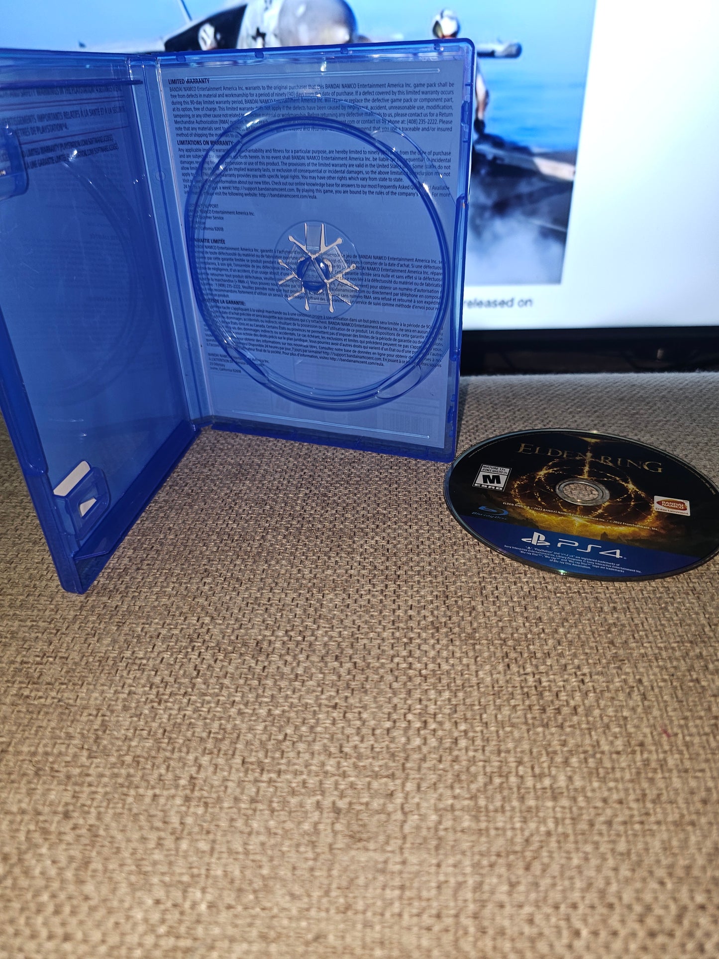 Elden Ring PS4 PlayStation 4 AD Complete CIB Tested Authentic 12246IN 2022