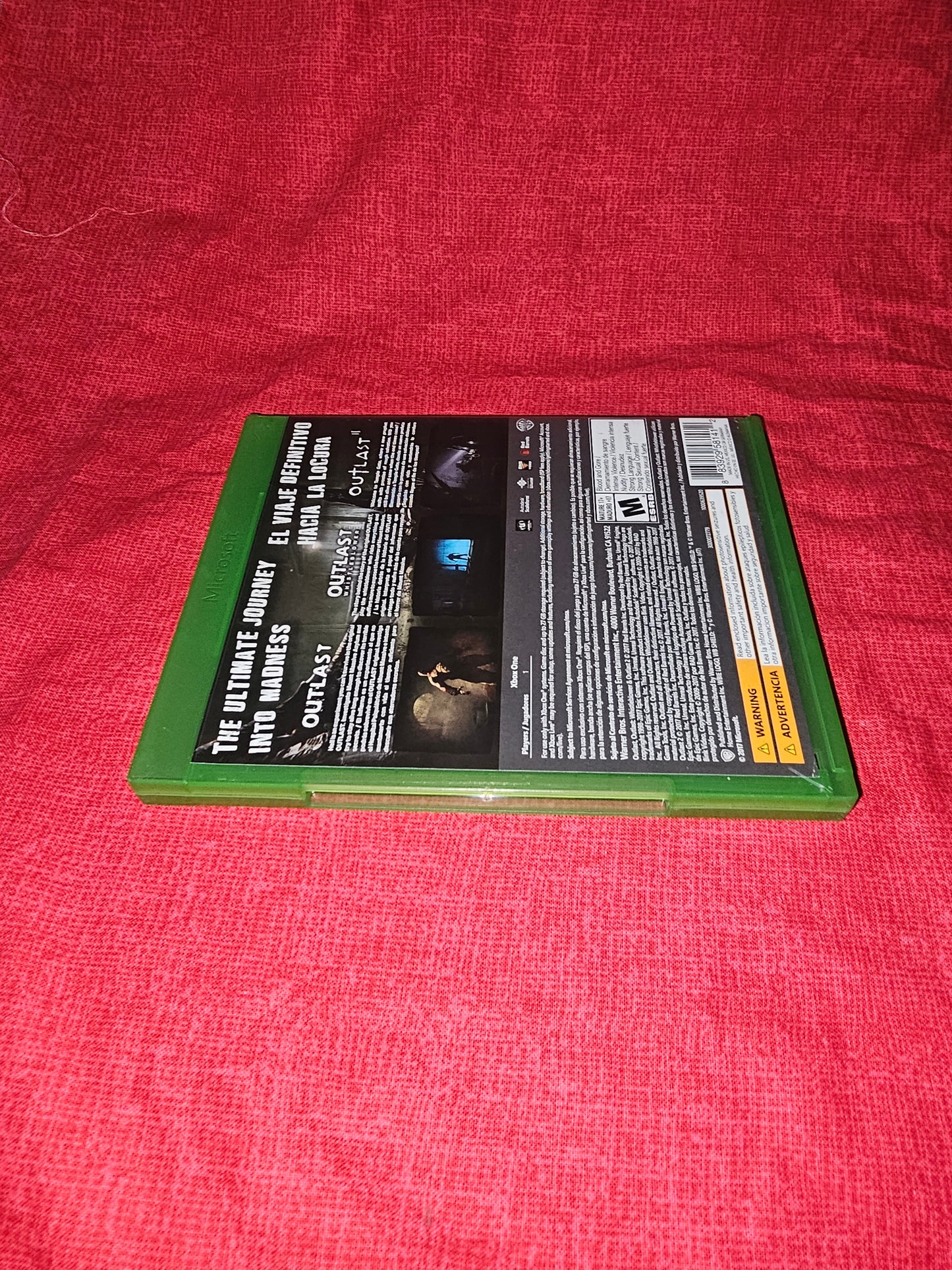 Outlast Trinity (2017, Microsoft Xbox One) Disc One Near Mint With Insert