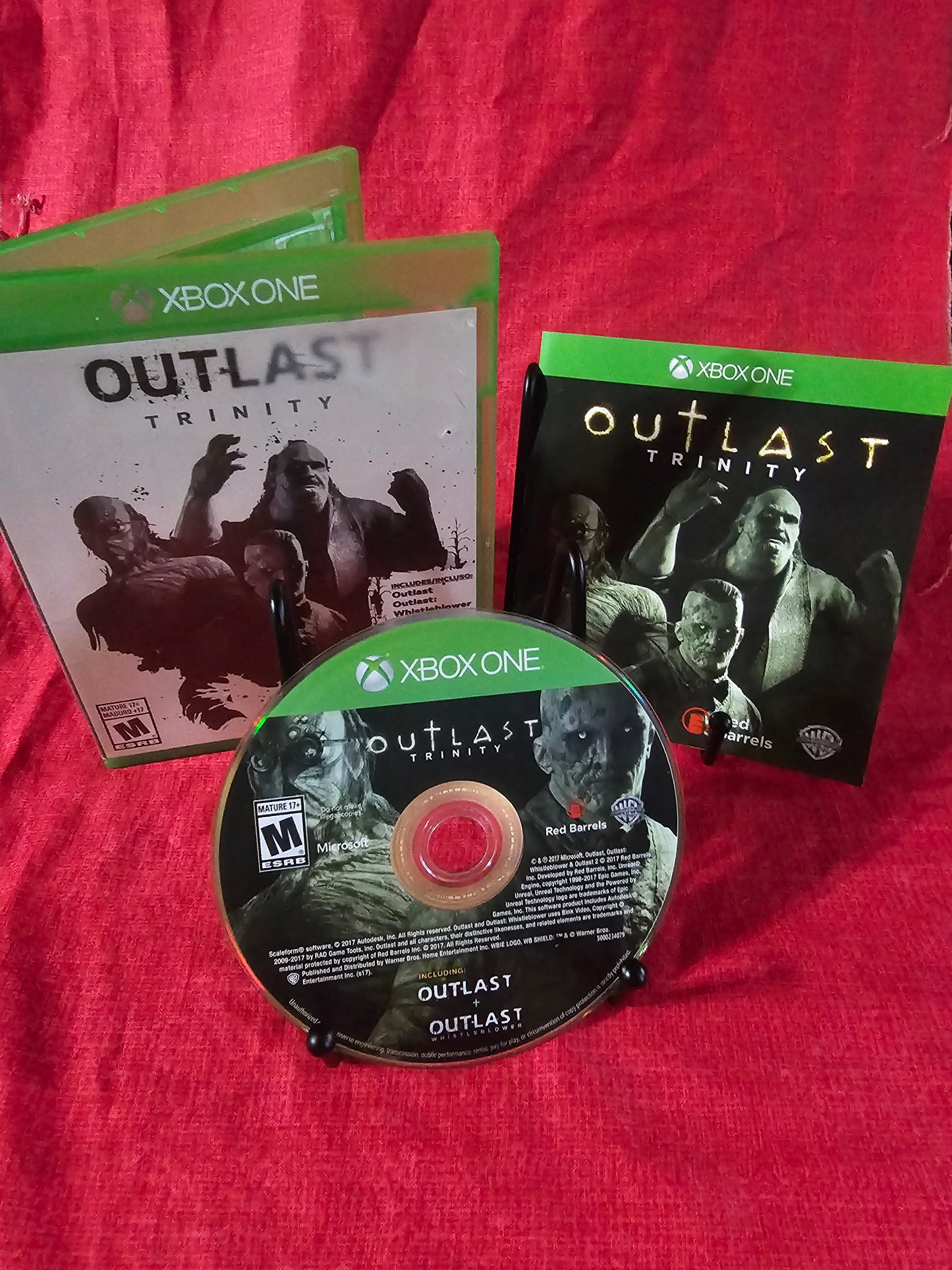 Outlast Trinity (2017, Microsoft Xbox One) Disc One Near Mint With Insert