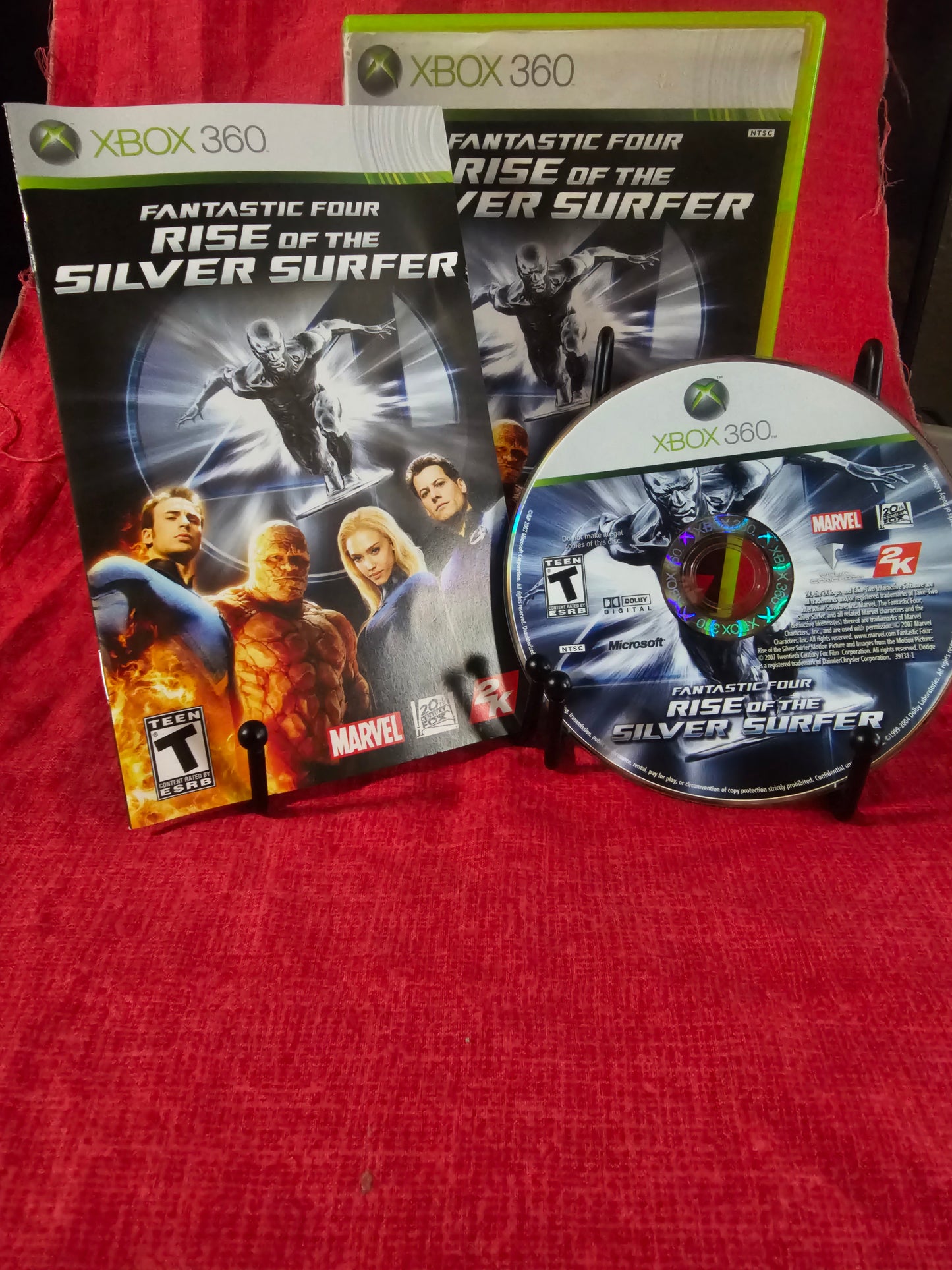 Fantastic Four Rise of the Silver Surfer (Microsoft Xbox 360, 2007) CIB Complete