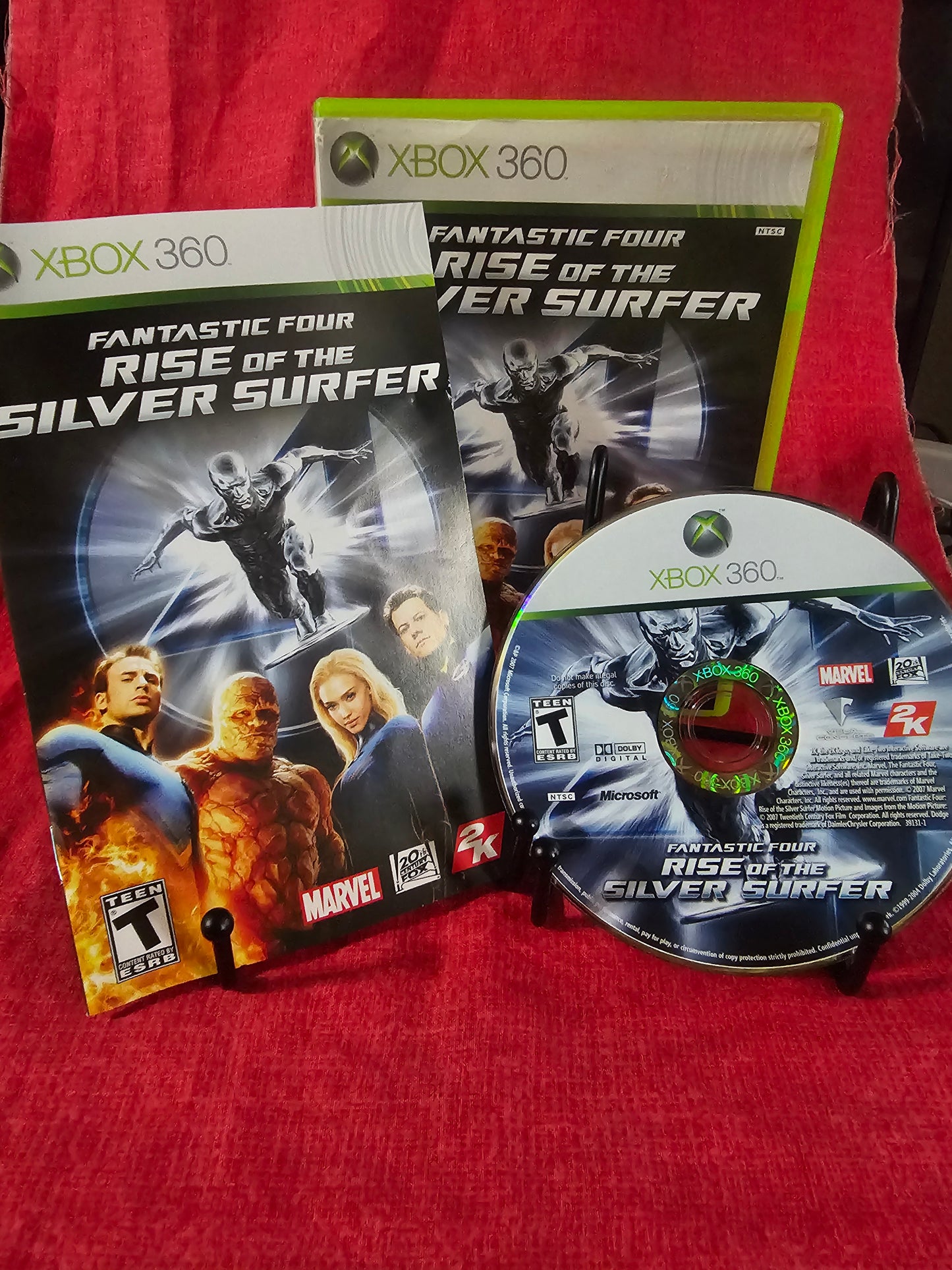 Fantastic Four Rise of the Silver Surfer (Microsoft Xbox 360, 2007) CIB Complete