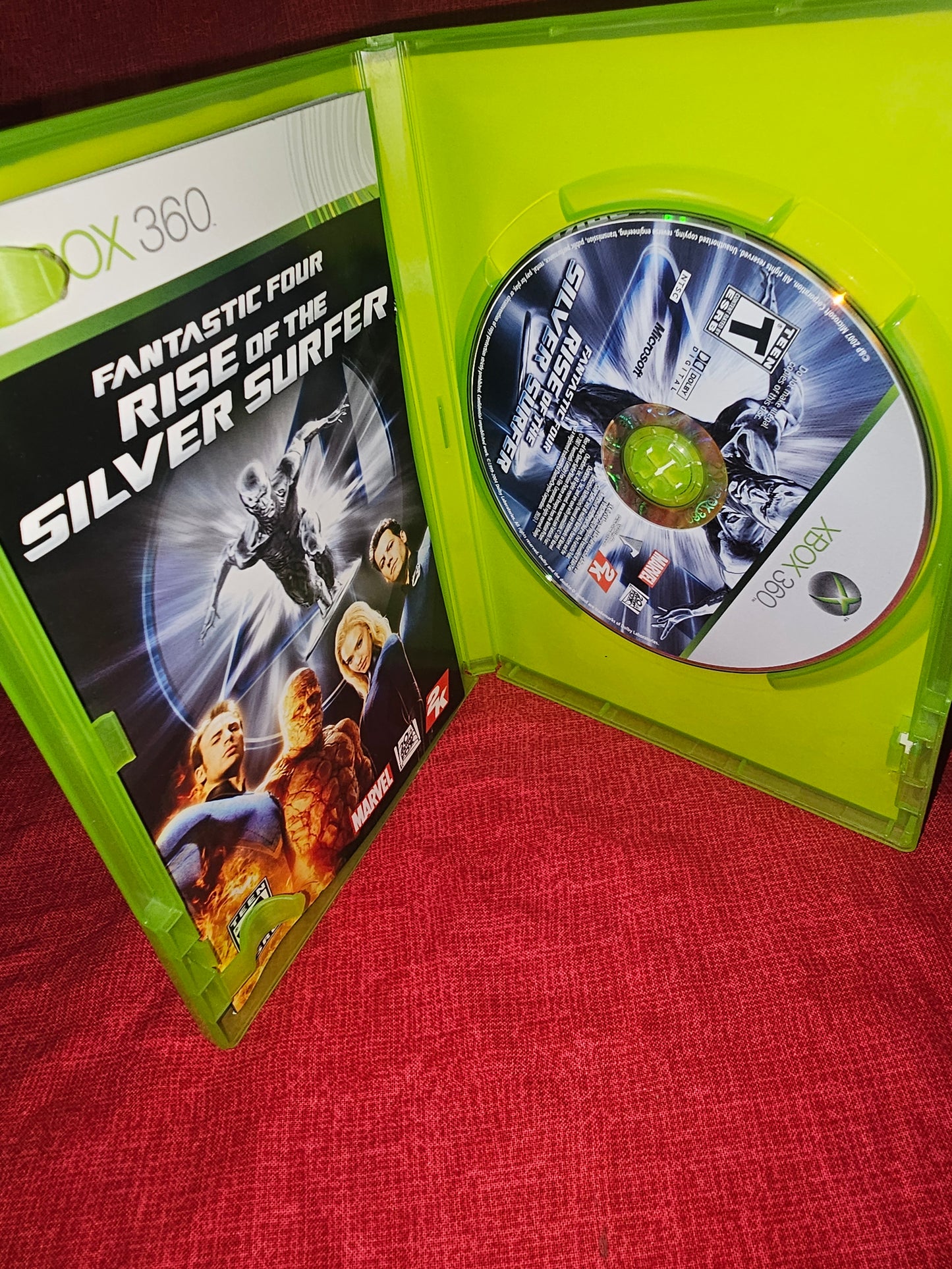 Fantastic Four Rise of the Silver Surfer (Microsoft Xbox 360, 2007) CIB Complete