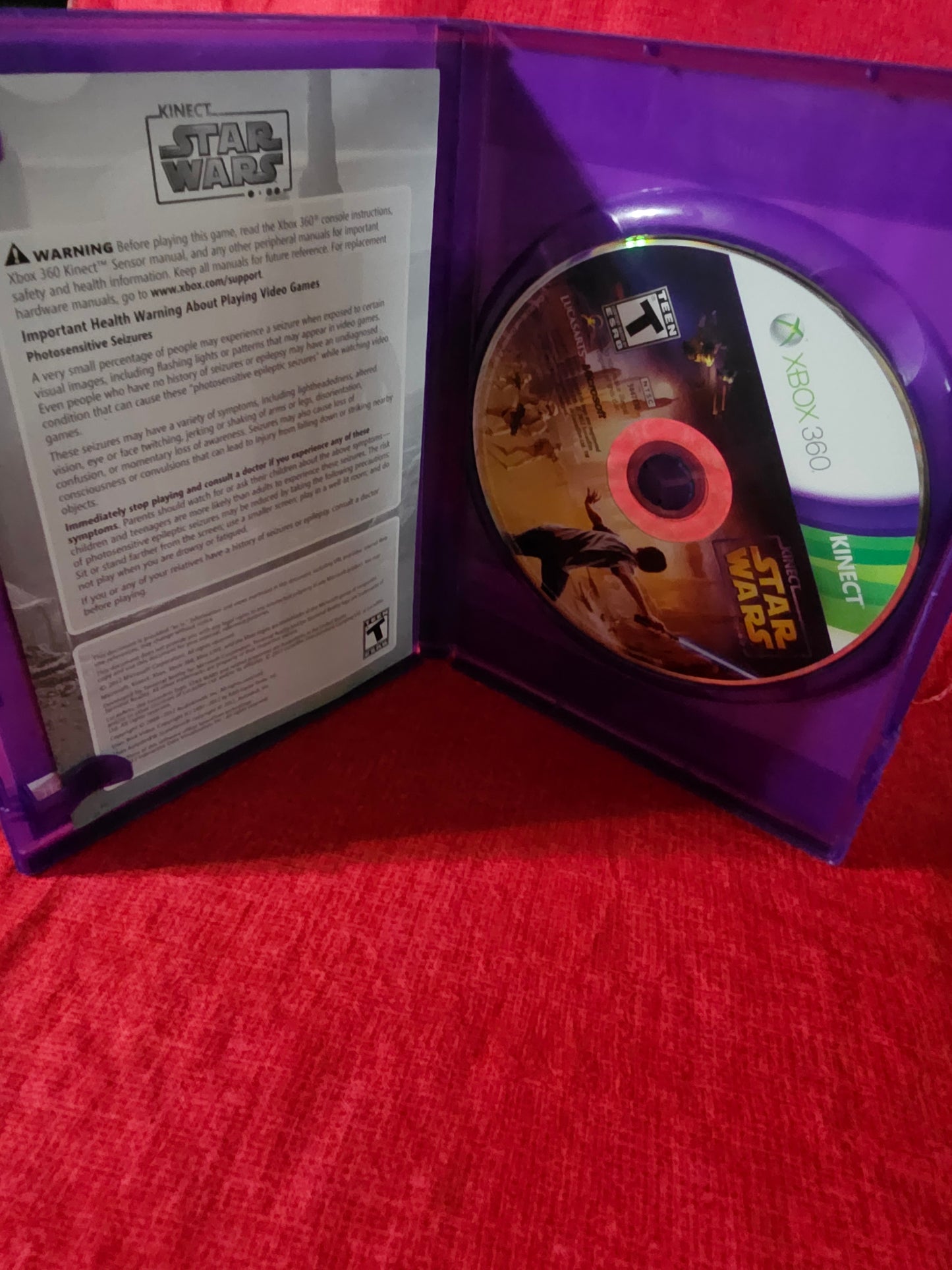 Kinect Star Wars Xbox 360 Complete - 1 Year Warranty Disc Very Good Condition