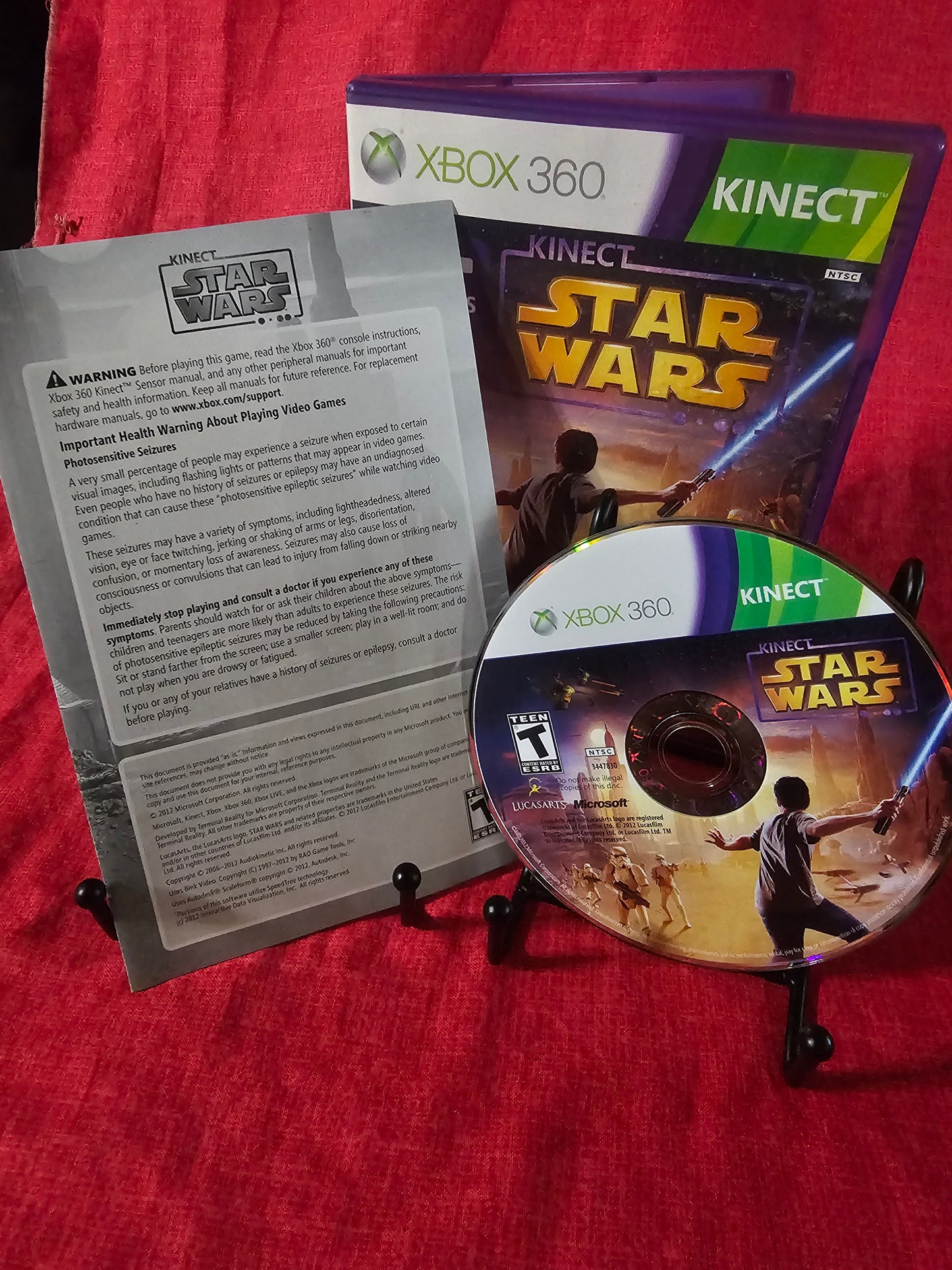 Kinect Star Wars Xbox 360 Complete - 1 Year Warranty Disc Very Good Condition