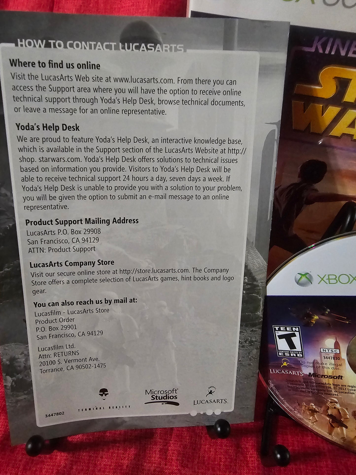 Kinect Star Wars Xbox 360 Complete - 1 Year Warranty Disc Very Good Condition