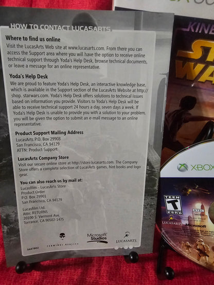 Kinect Star Wars Xbox 360 Complete - 1 Year Warranty Disc Very Good Condition