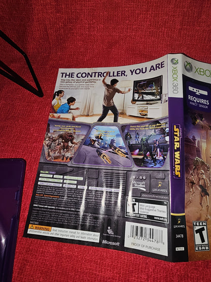 Kinect Star Wars Xbox 360 Complete - 1 Year Warranty Disc Very Good Condition