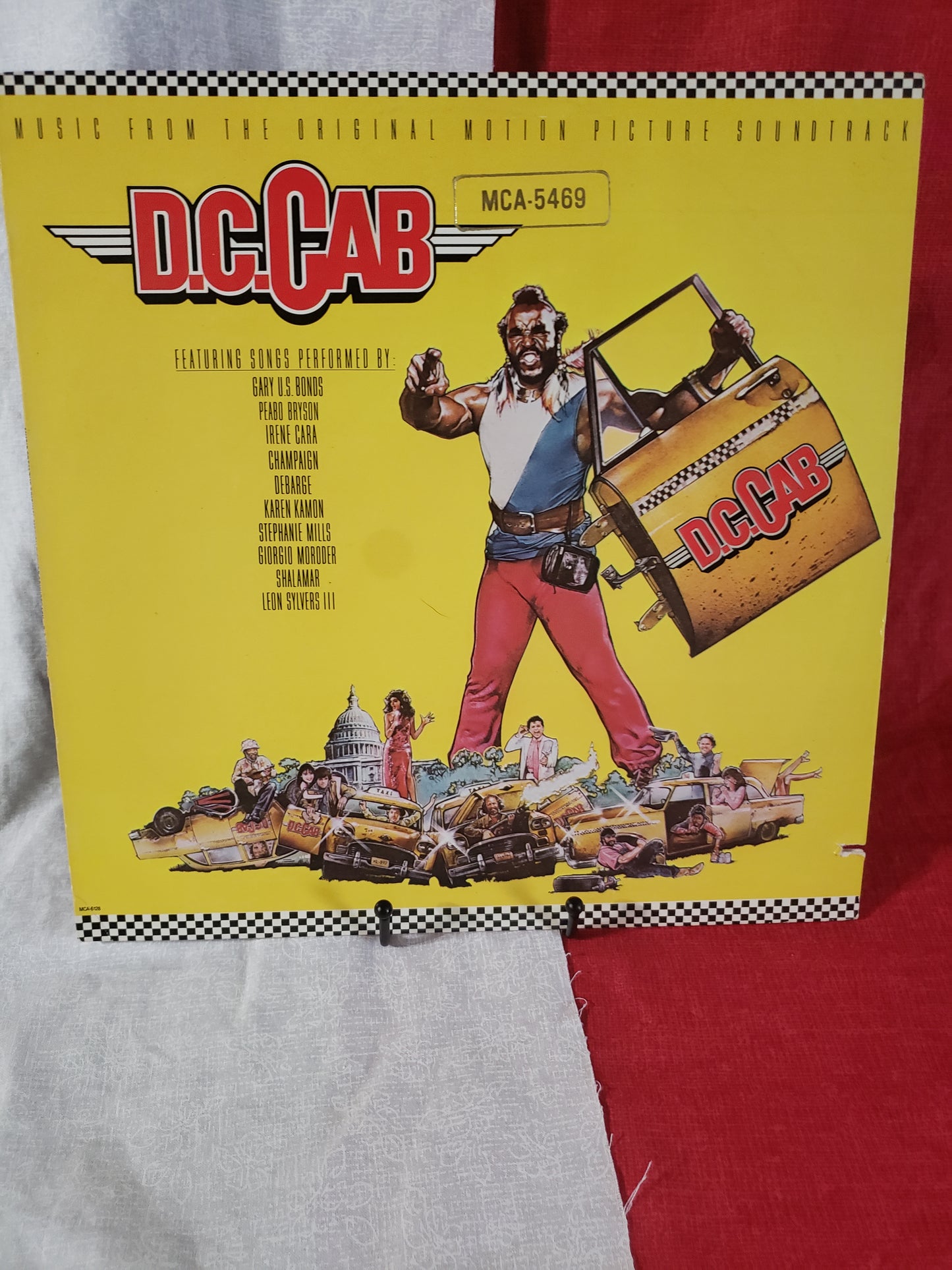 1983 D.C. Cab Soundtrack LP EX/VG MCA ‎– MCA-6128 Mr T