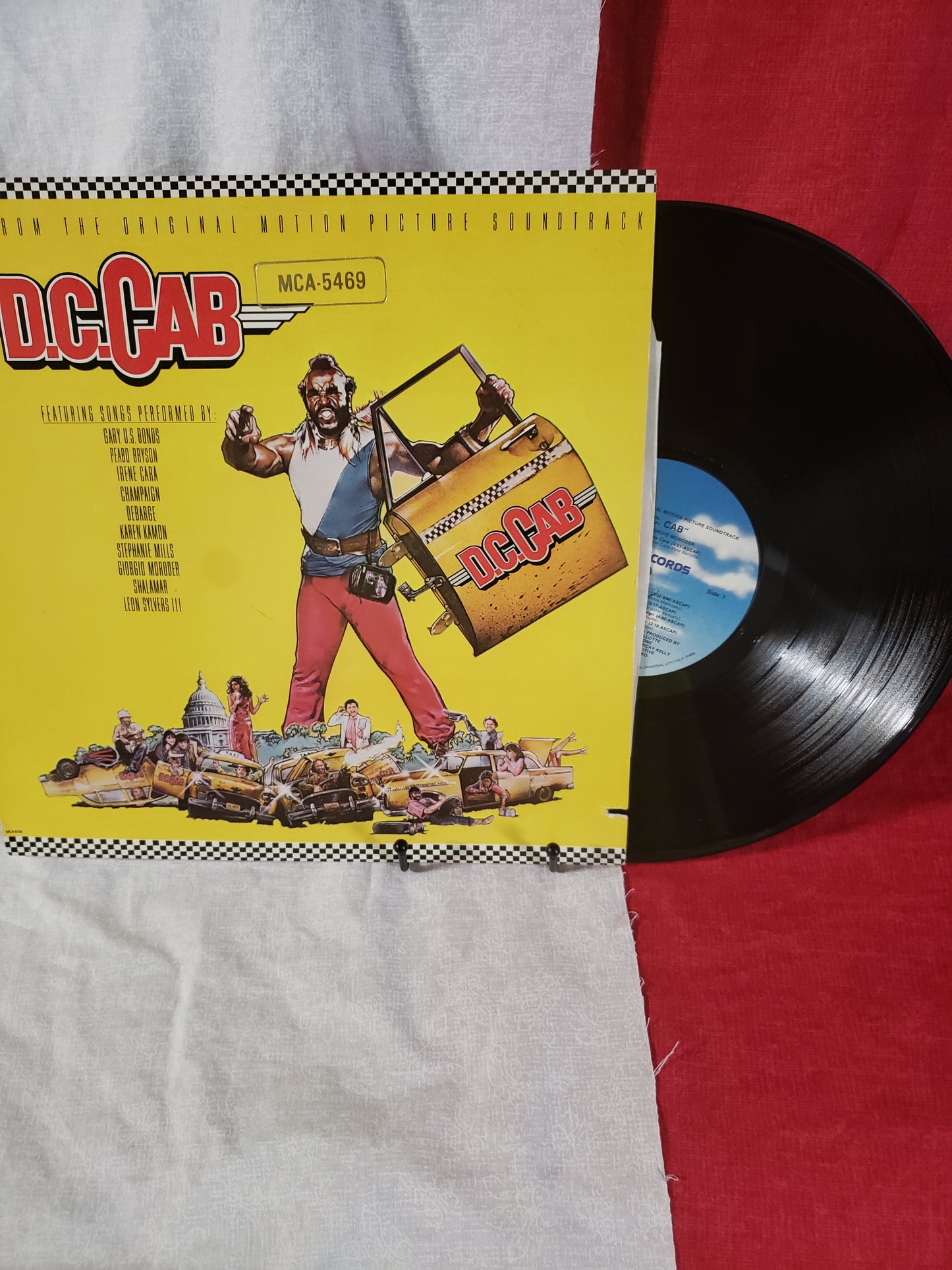 1983 D.C. Cab Soundtrack LP EX/VG MCA ‎– MCA-6128 Mr T
