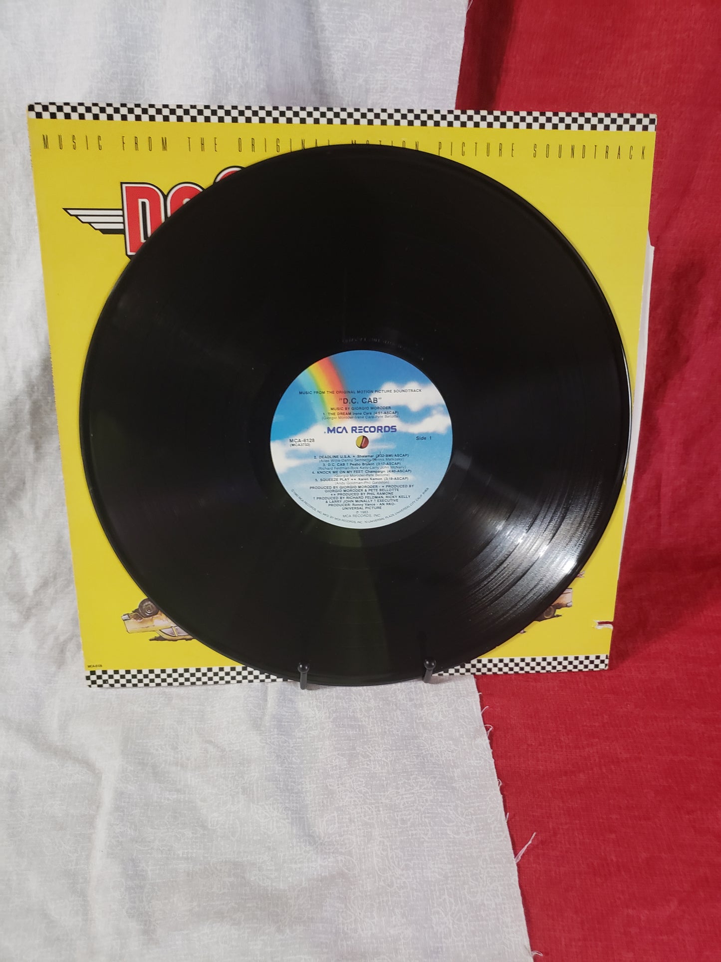1983 D.C. Cab Soundtrack LP EX/VG MCA ‎– MCA-6128 Mr T