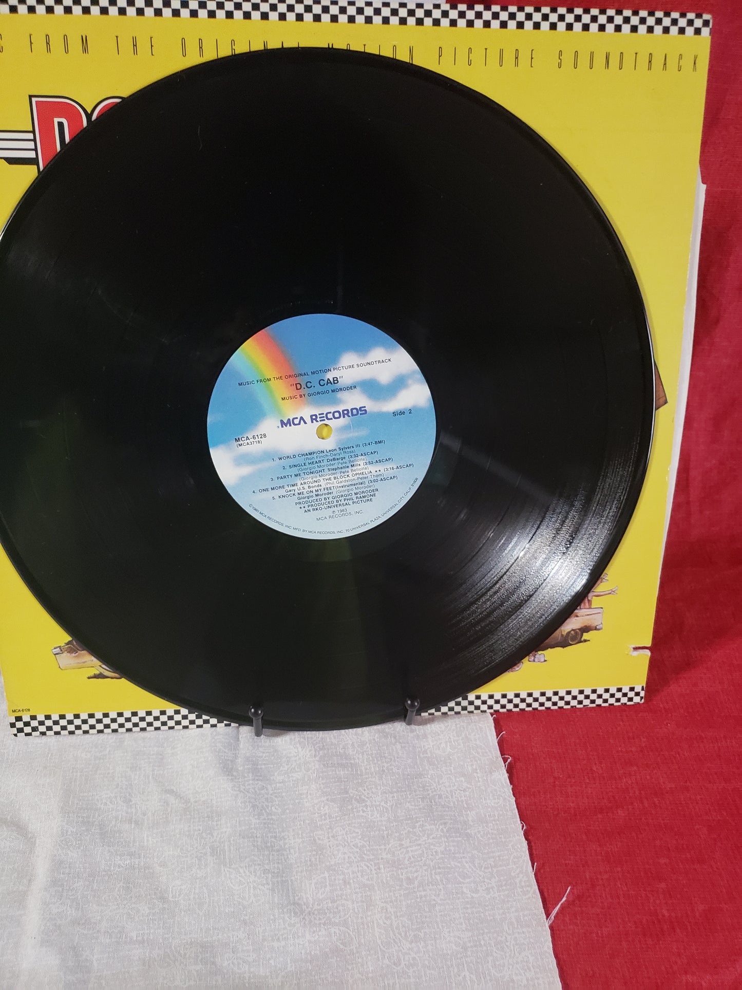 1983 D.C. Cab Soundtrack LP EX/VG MCA ‎– MCA-6128 Mr T