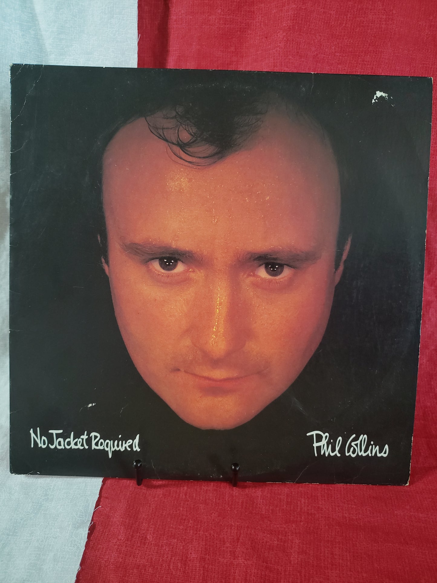 Phil Collins No Jacket Required Vinyl LP W/Insert VG/VG
