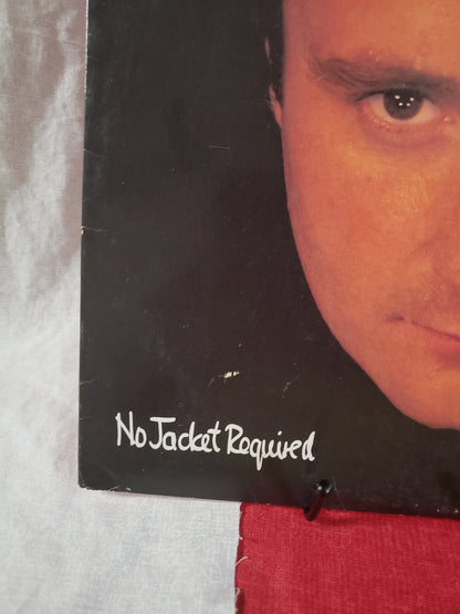 Phil Collins No Jacket Required Vinyl LP W/Insert VG/VG