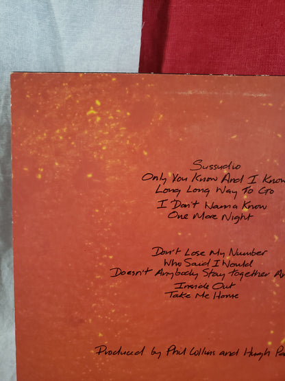 Phil Collins No Jacket Required Vinyl LP W/Insert VG/VG