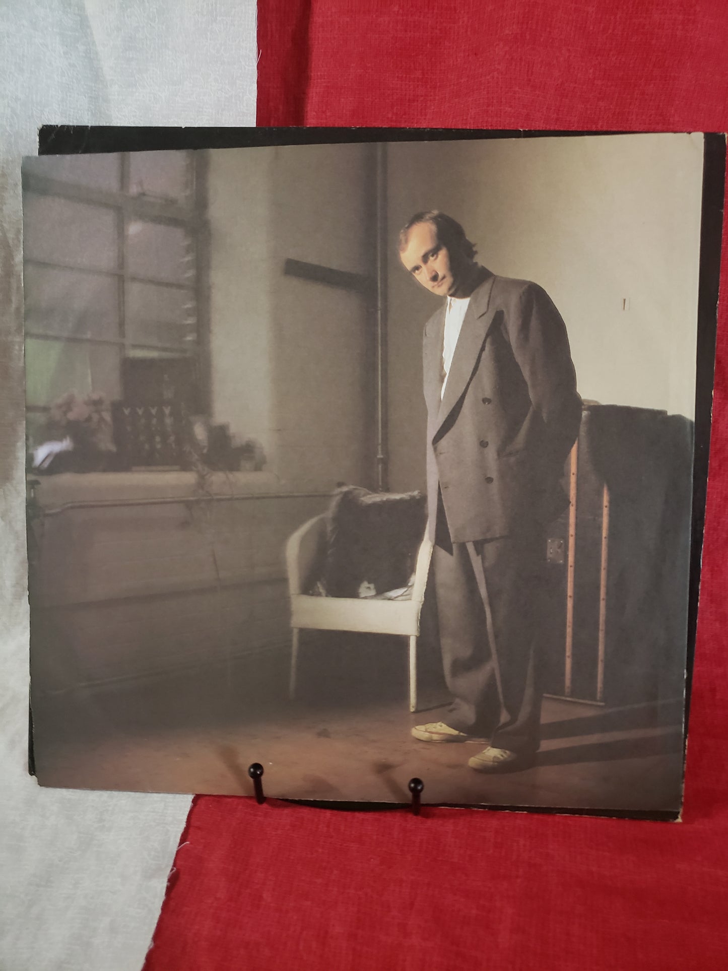Phil Collins No Jacket Required Vinyl LP W/Insert VG/VG