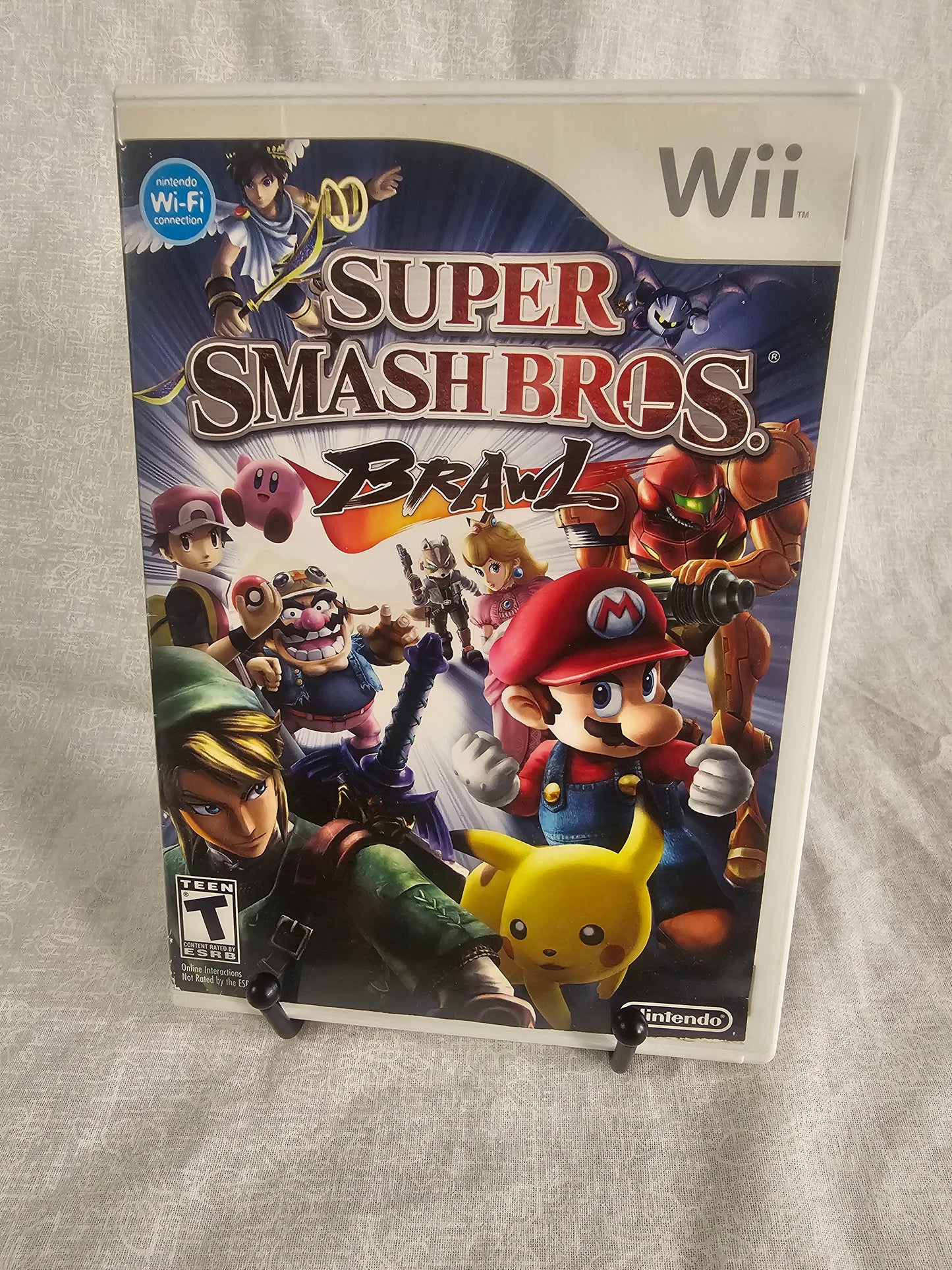 Super Smash Bros. Brawl (Nintendo Wii, 2008) Complete Disc Good