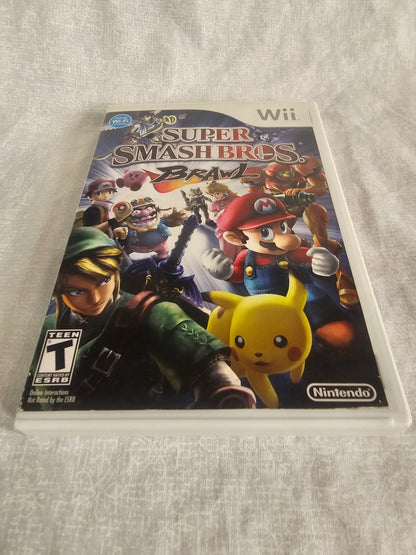 Super Smash Bros. Brawl (Nintendo Wii, 2008) Complete Disc Good