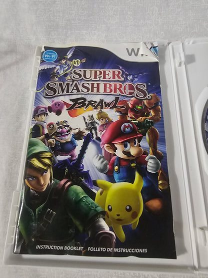 Super Smash Bros. Brawl (Nintendo Wii, 2008) Complete Disc Good