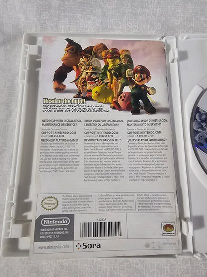 Super Smash Bros. Brawl (Nintendo Wii, 2008) Complete Disc Good