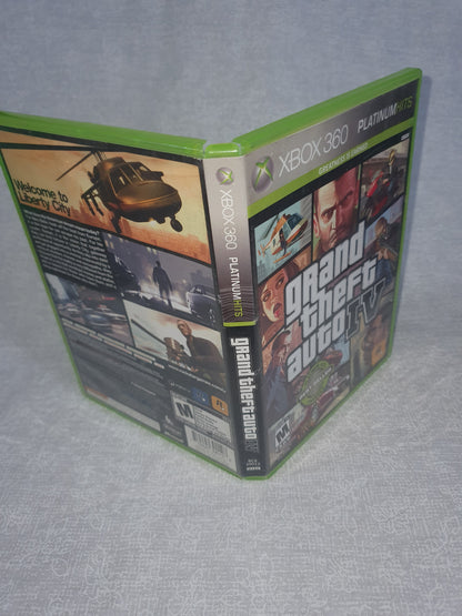 Grand Theft Auto IV -- Platinum Hits Edition (Microsoft Xbox 360, 2009)