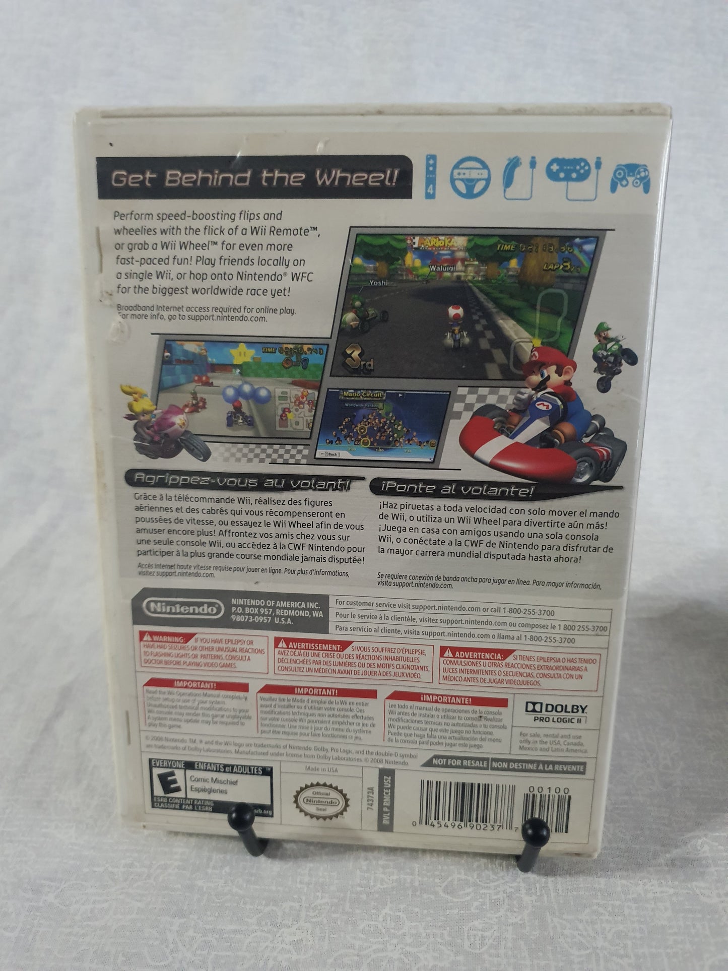 Mario Kart (Nintendo Wii , 2008) NTSC-U/C Disc Good RVLPRMCE