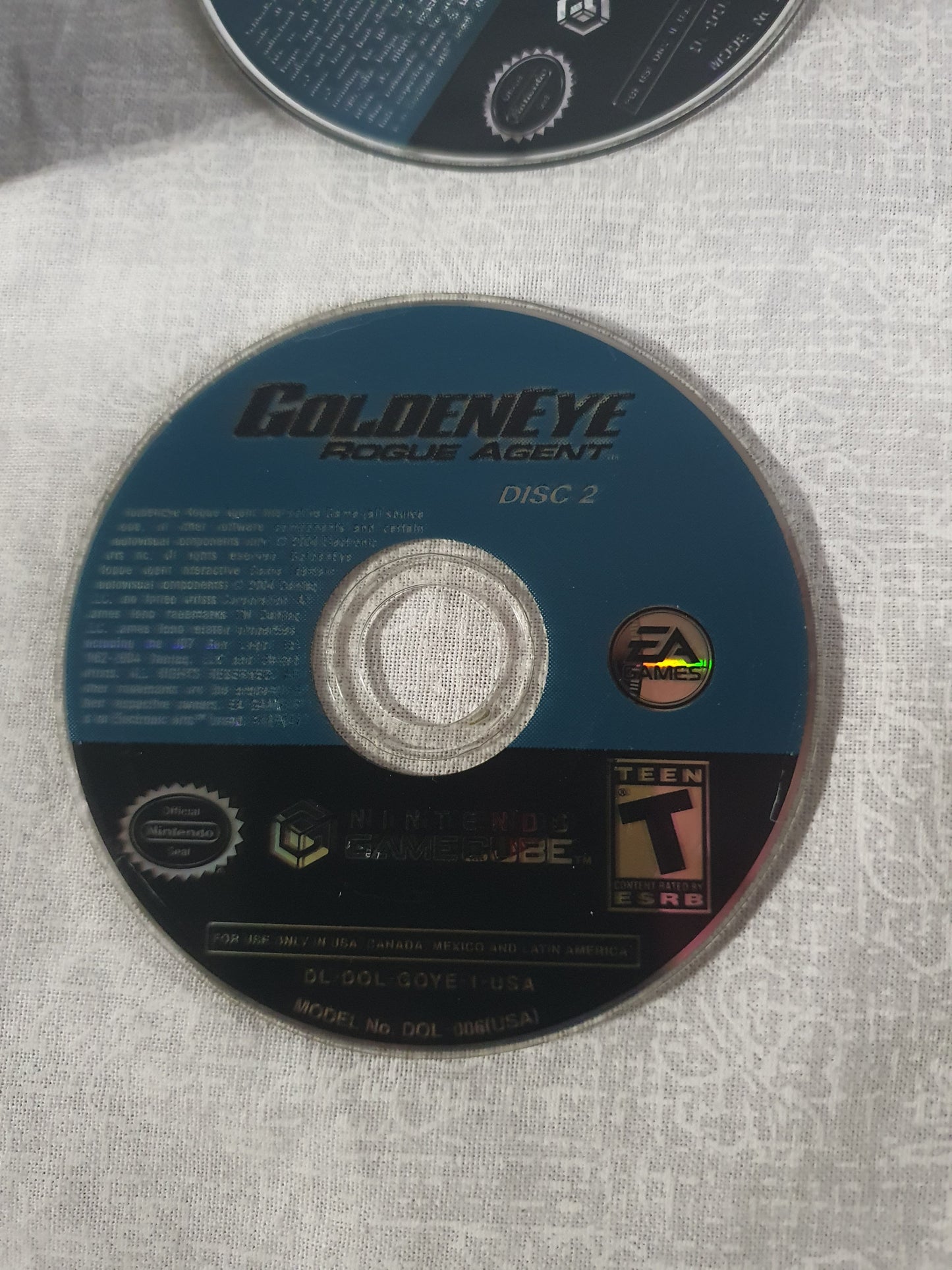GoldenEye Rogue Agent Nintendo GameCube Very Good Discs Tested