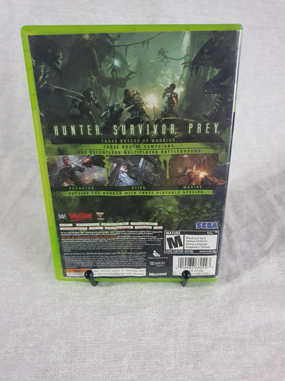 Aliens vs Predator (Microsoft Xbox 360, 2010) Disc Very Good