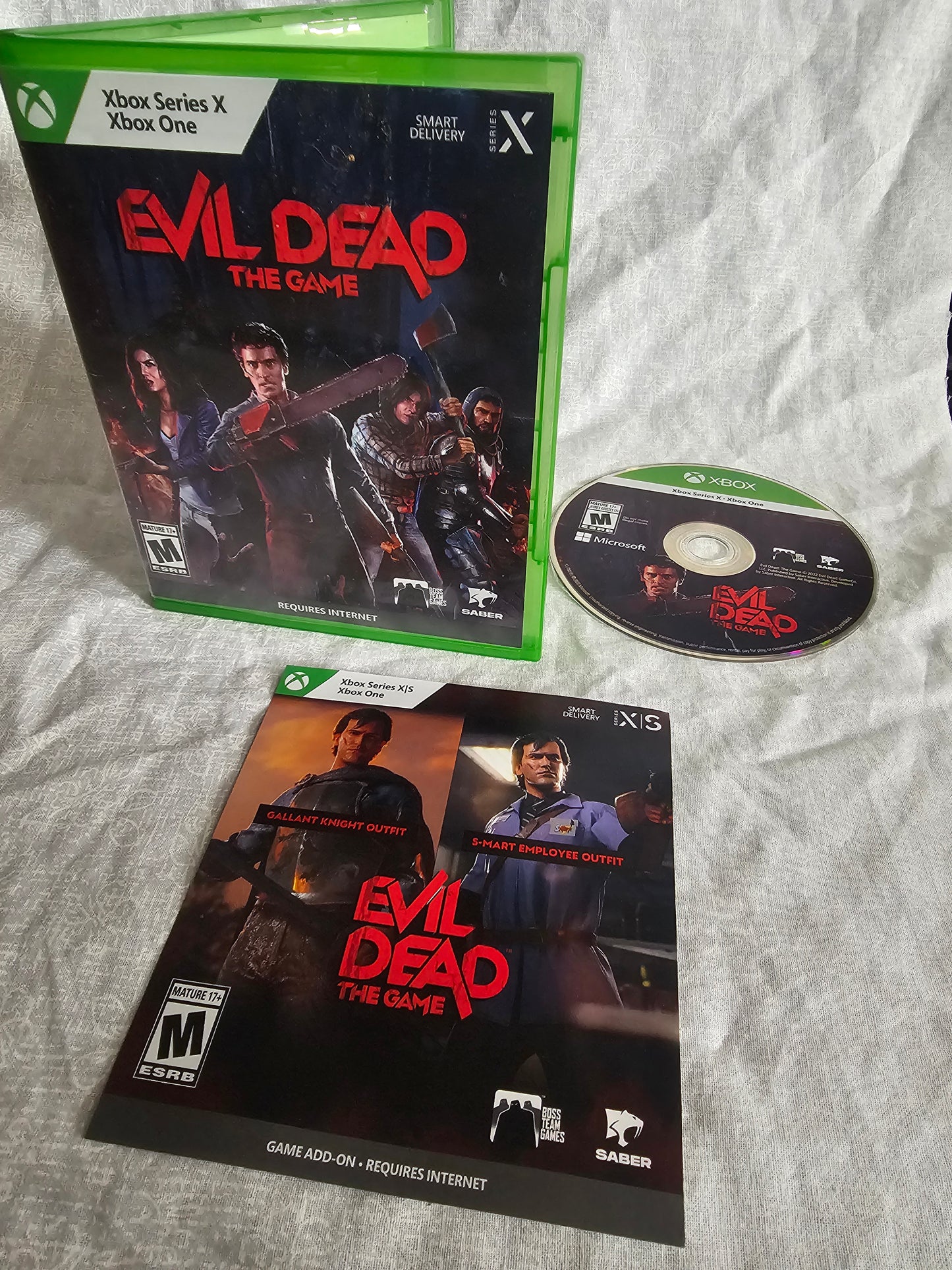 Evil Dead: The Game (Xbox Series X, 2022) Complete Clean Near Mint Disc Tested
