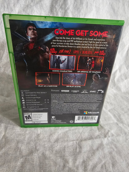 Evil Dead: The Game (Xbox Series X, 2022) Complete Clean Near Mint Disc Tested