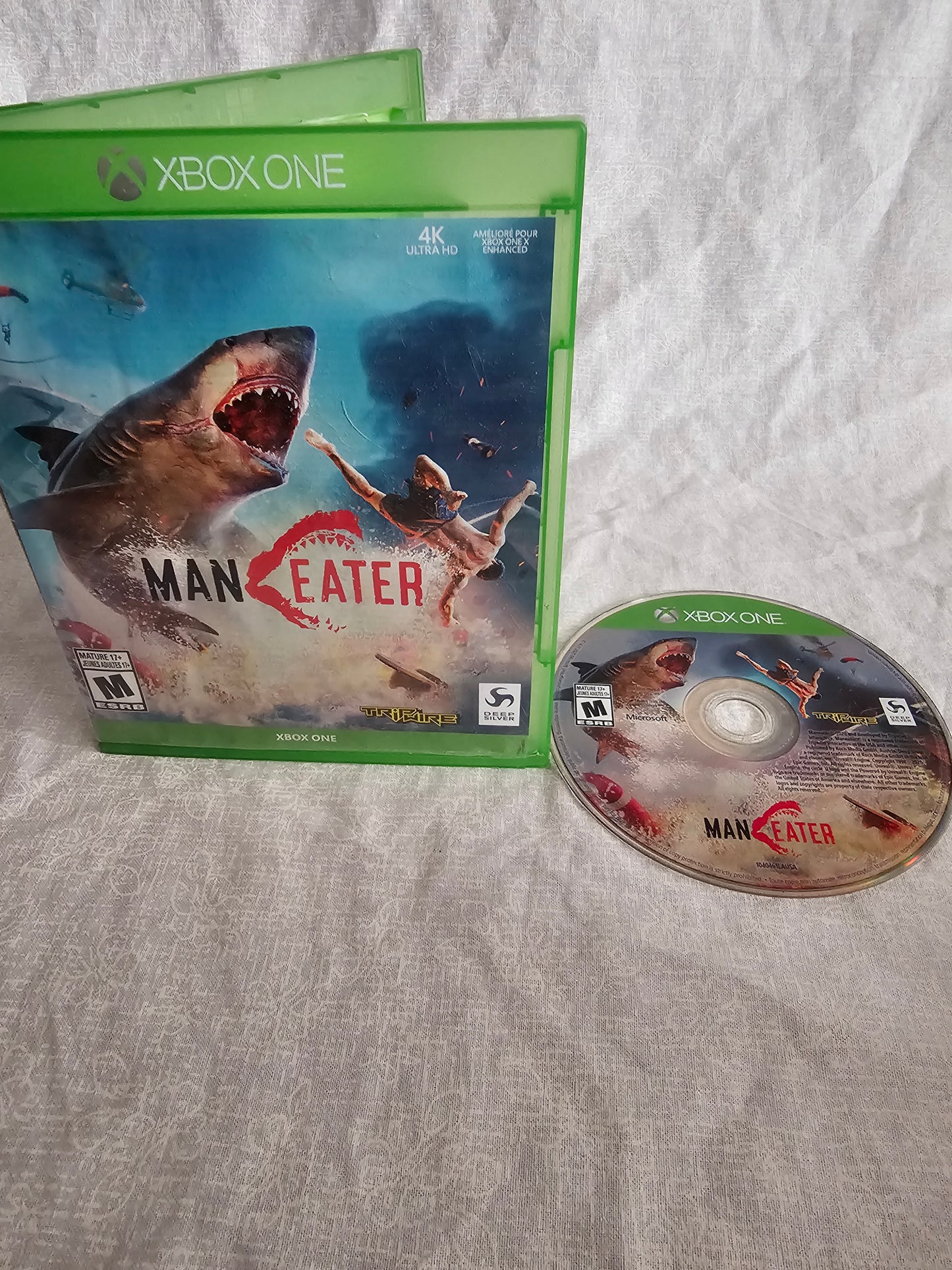Maneater (Microsoft Xbox One, 2020) Complete CIB Disc Near Mint