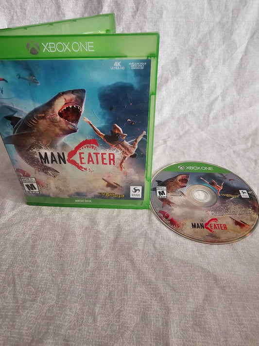 Maneater (Microsoft Xbox One, 2020) Complete CIB Disc Near Mint
