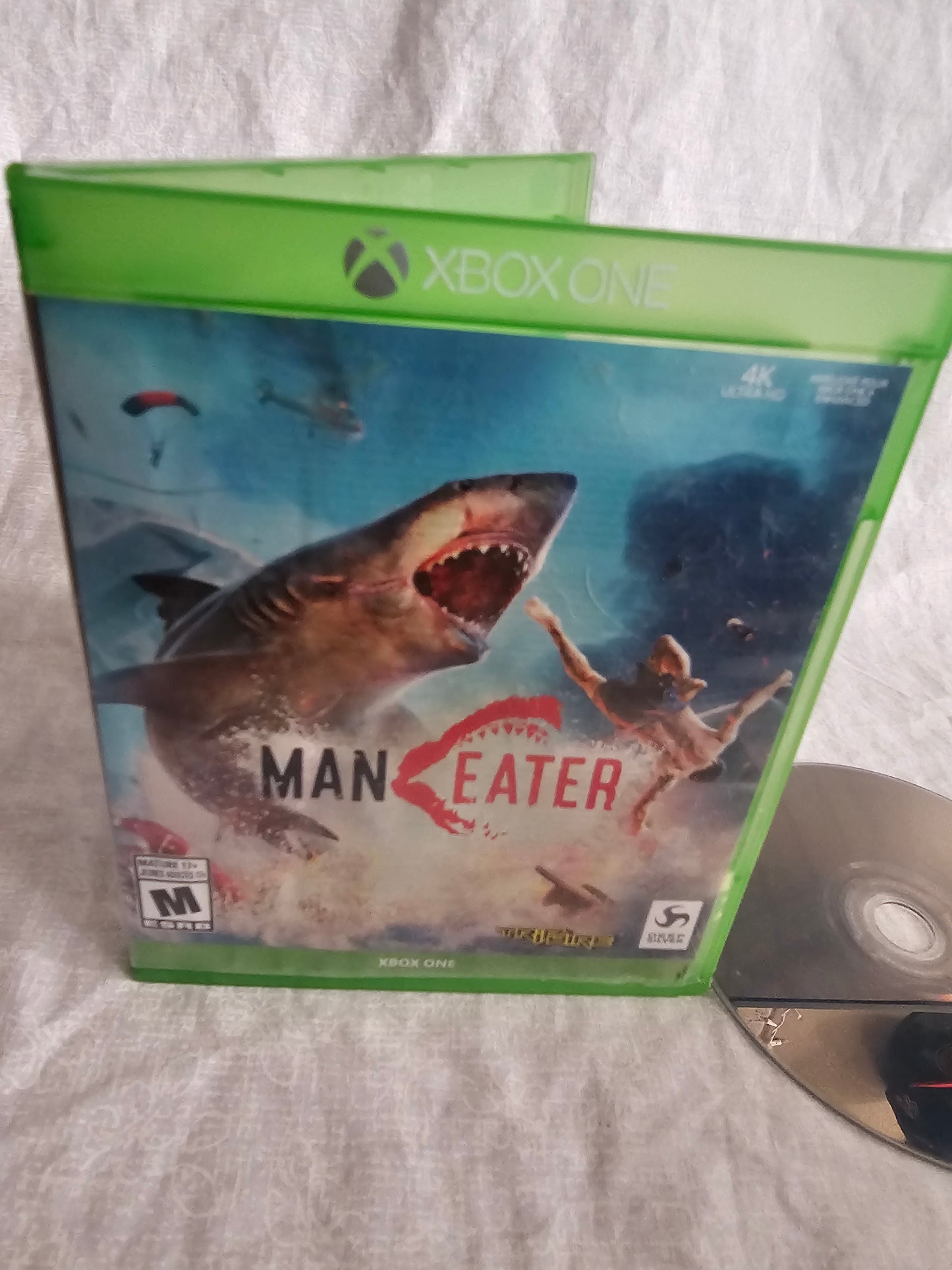Maneater (Microsoft Xbox One, 2020) Complete CIB Disc Near Mint