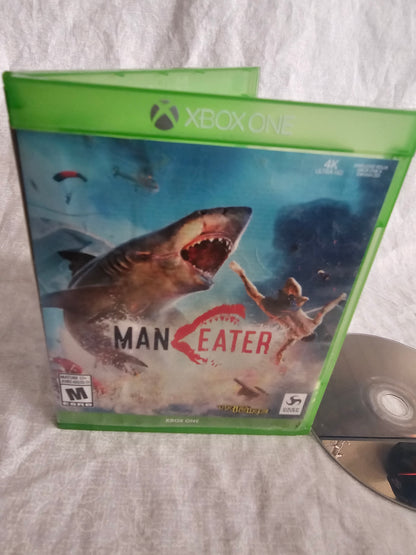 Maneater (Microsoft Xbox One, 2020) Complete CIB Disc Near Mint