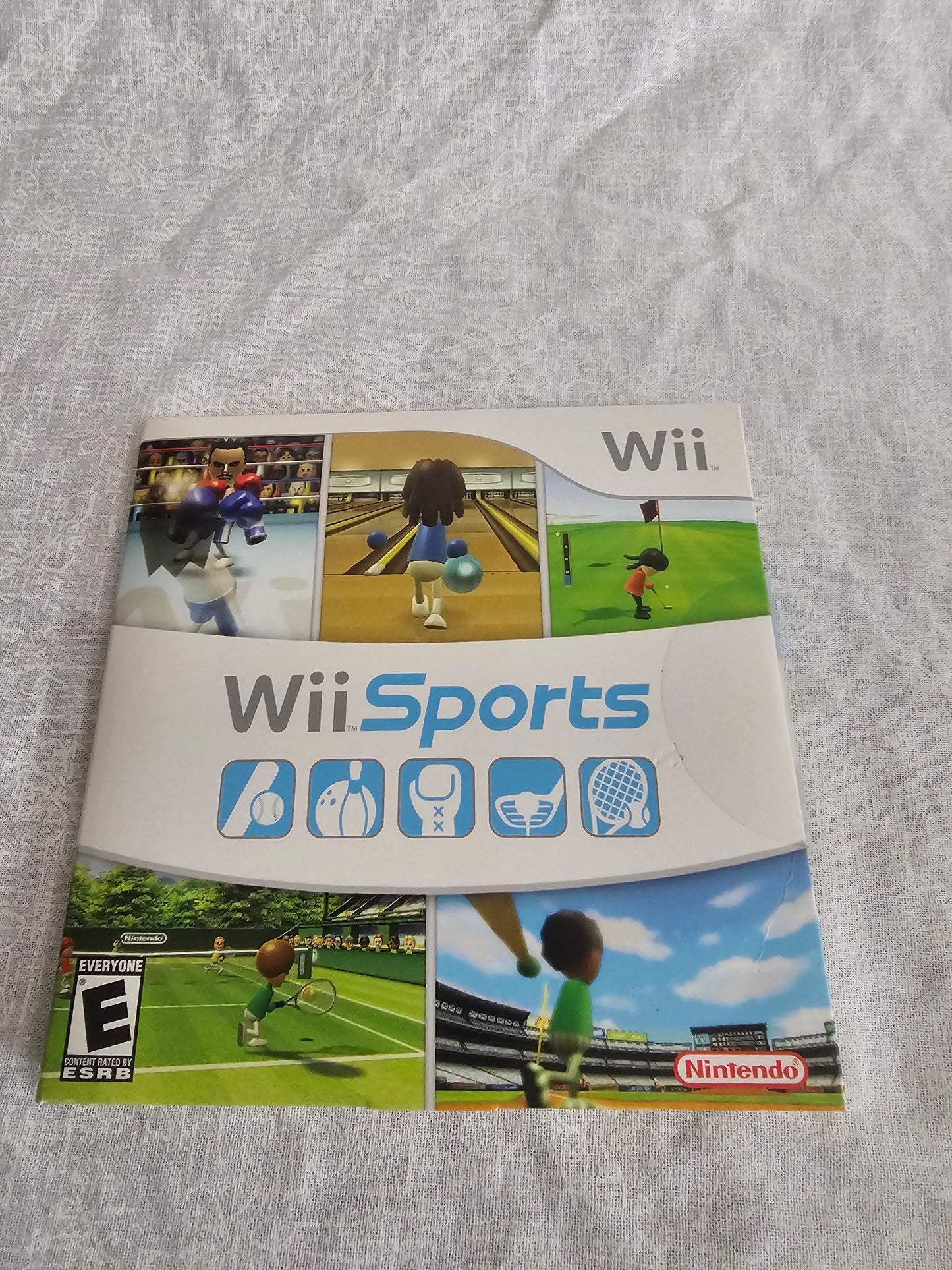 Wii Sports (Nintendo Wii, 2006) Complete Manual CIB Tested RVL-RSPE-USA-B1 2nd