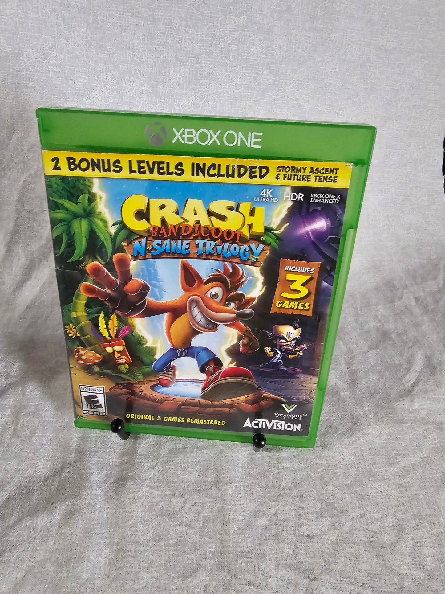 Crash Bandicoot N' Sane Trilogy (Microsoft Xbox One, 2018) Complete CIB NM
