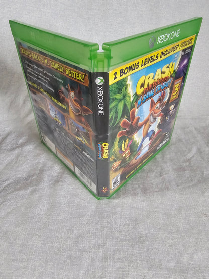 Crash Bandicoot N' Sane Trilogy (Microsoft Xbox One, 2018) Complete CIB NM