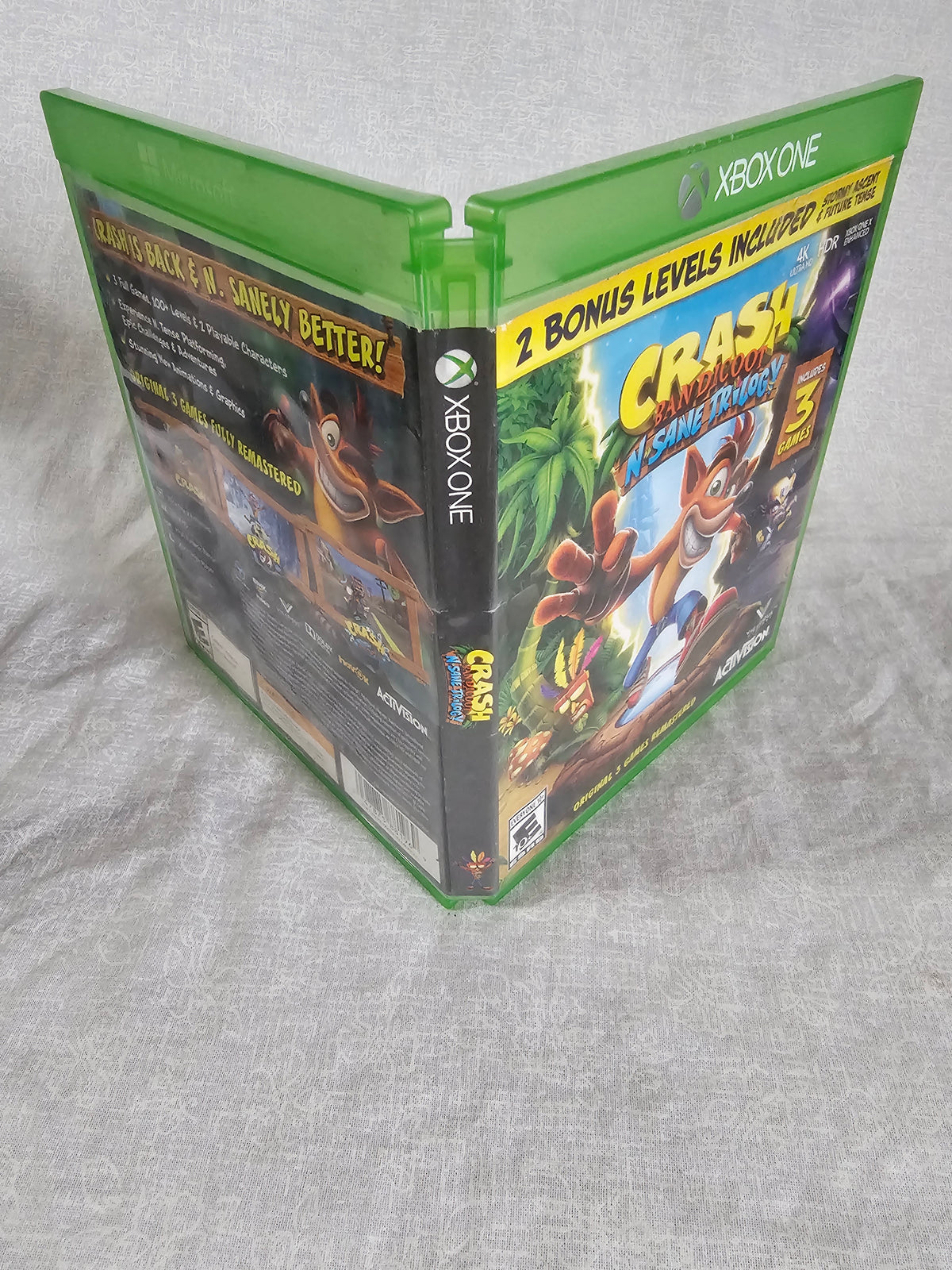 Crash Bandicoot N Sane Trilogy Xbox One Platformer Game Activision Remastered Collection 2018 Classic Adventure Retro