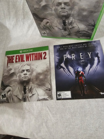 The Evil Within 2 (Microsoft Xbox One, 2017)  Complete CIB